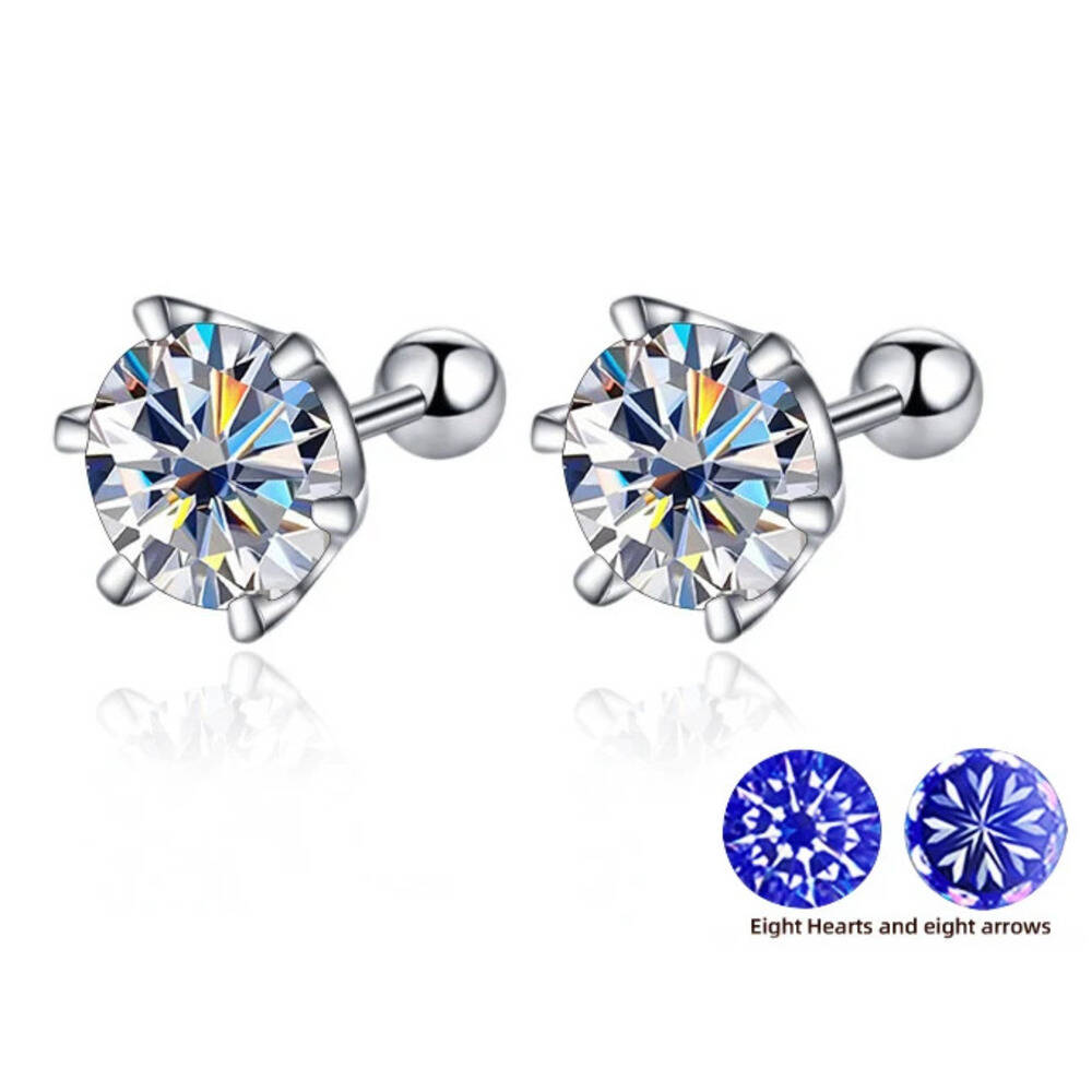 Body Jewelry - 0.3-2CT Moissanite Oorbellen 925 Sterling Zilver
