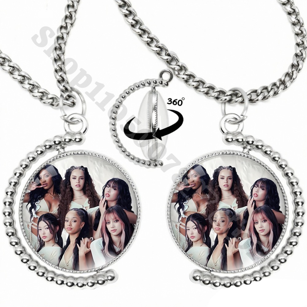 Anime Pendant Necklace - Creatieve kettingen, modejuwelen, accessoires, KATSEYE draaibare