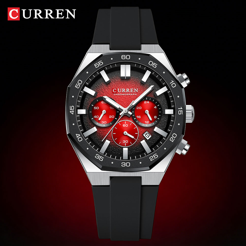 Watch Accessories - CURREN Mode Casual Heren Sporthorloge Chronograaf