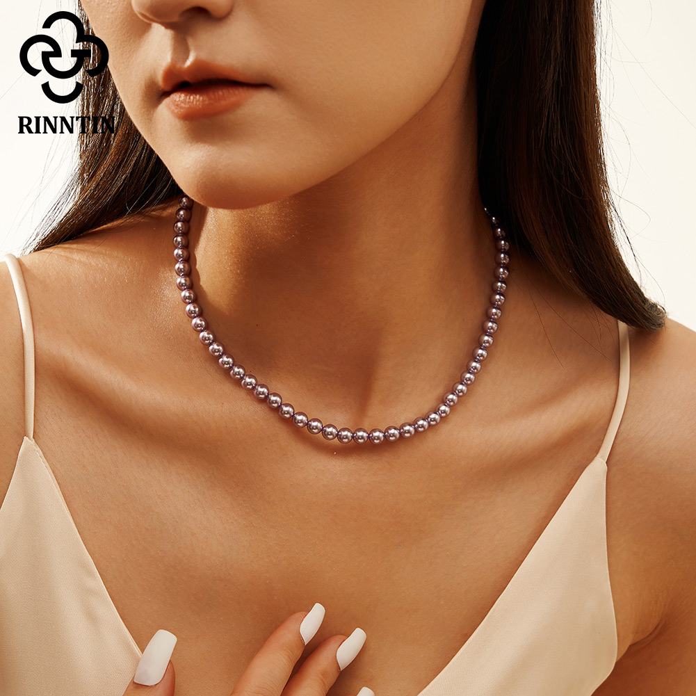 Rinntin 925 Zilveren Eenvoudig - Pearl Choker Necklace Vintage recensie en prijs