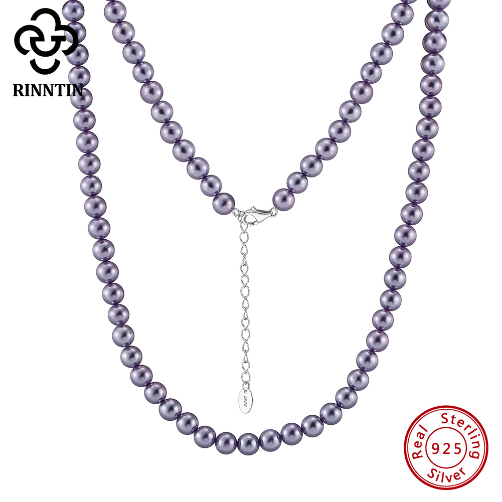 Rinntin 925 Zilveren Eenvoudig - Pearl Choker Necklace Vintage recensie en prijs