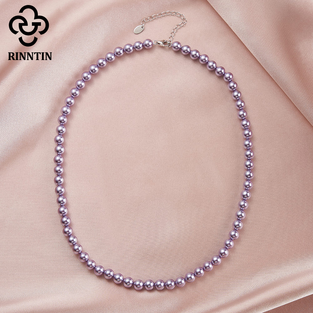 Rinntin 925 Zilveren Eenvoudig - Pearl Choker Necklace Vintage recensie en prijs