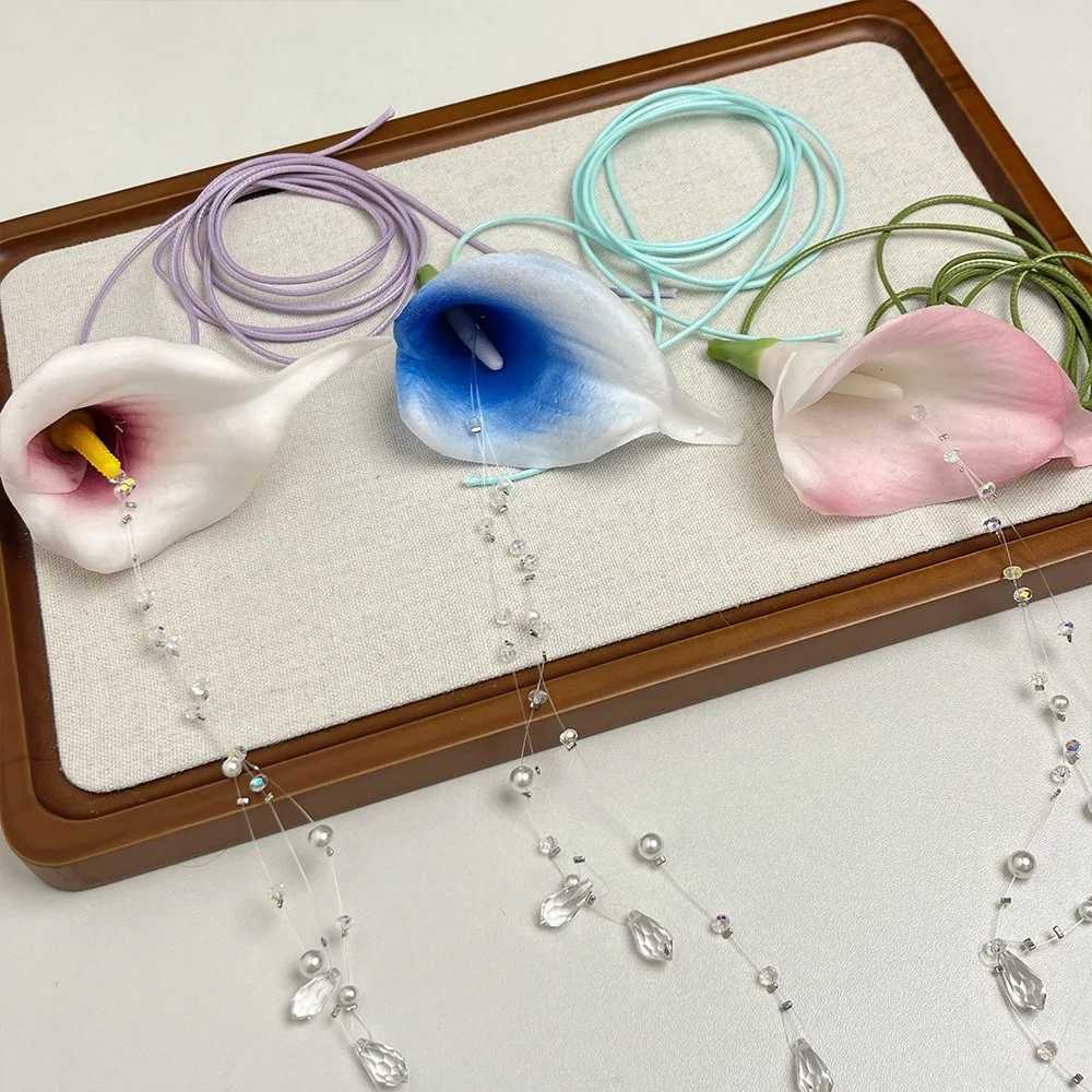 Mode overdreven calla lelie kr - Pearl Choker Necklace Vintage recensie en prijs