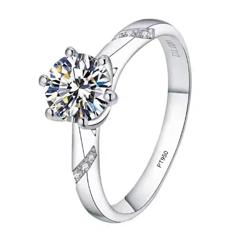 Eldorado Gold 100% Originele G - Moissanite Engagement Ring 1 Carat recensie en prijs
