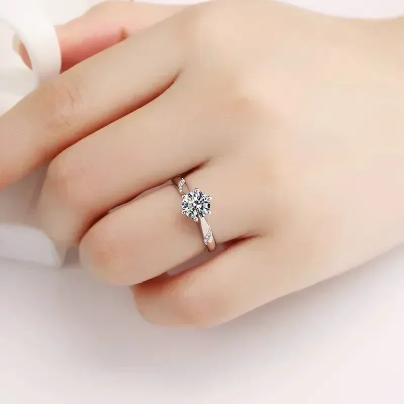 Eldorado Gold 100% Originele G - Moissanite Engagement Ring 1 Carat recensie en prijs